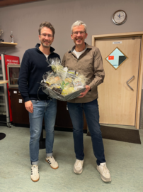 Ehrung für 25 Jahre Kassier beim TSV Fabian Kuhn, Stefan Greß